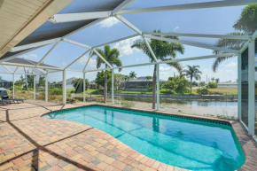Heated Pool and Patio Canal-Front Cape Coral Home!